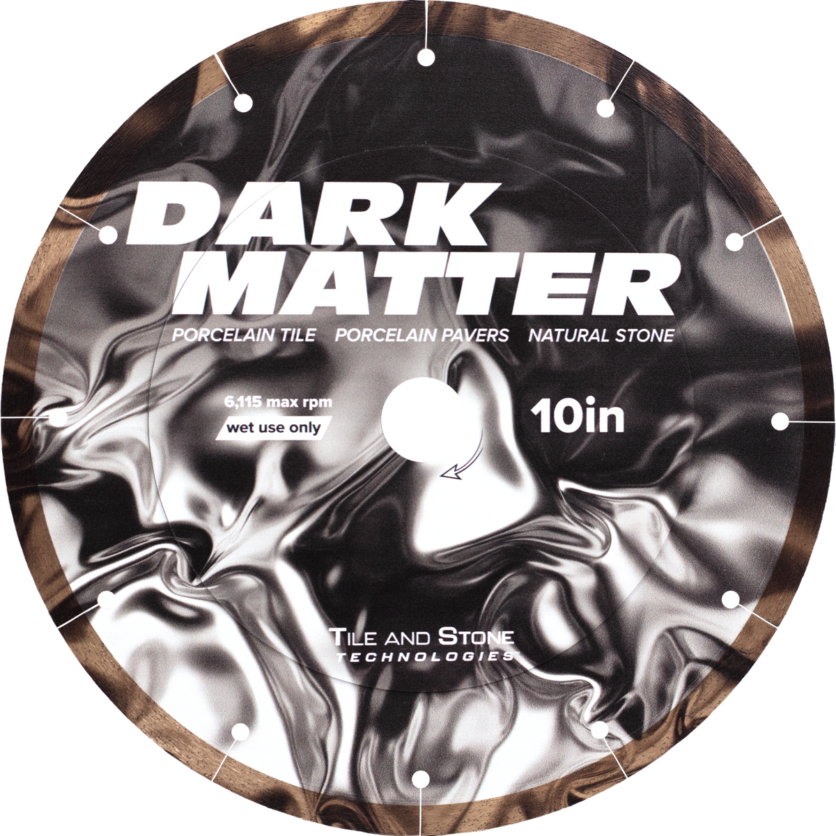 Tile and Stone Technologies™ DARK MATTER Diamond Blade