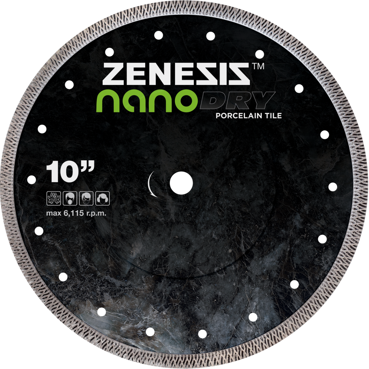 ZENESIS™ NANO DRY Turbo Mesh Diamond Blade