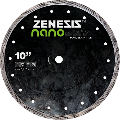 ZENESIS™ NANO DRY Turbo Mesh Diamond Blade