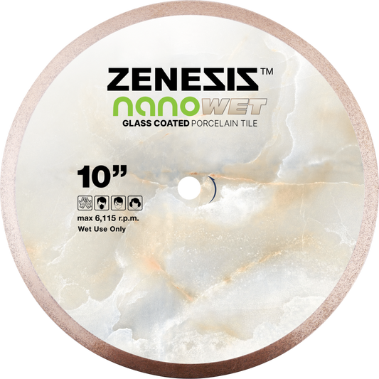 ZENESIS™ NANO WET Solid Rim Diamond Blade