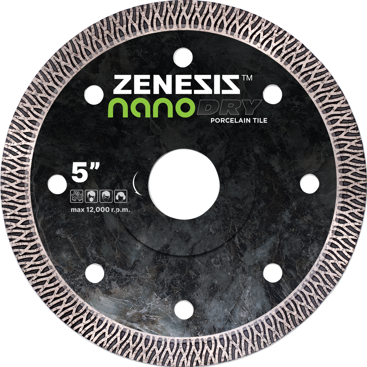 ZENESIS™ NANO DRY Turbo Mesh Diamond Blade